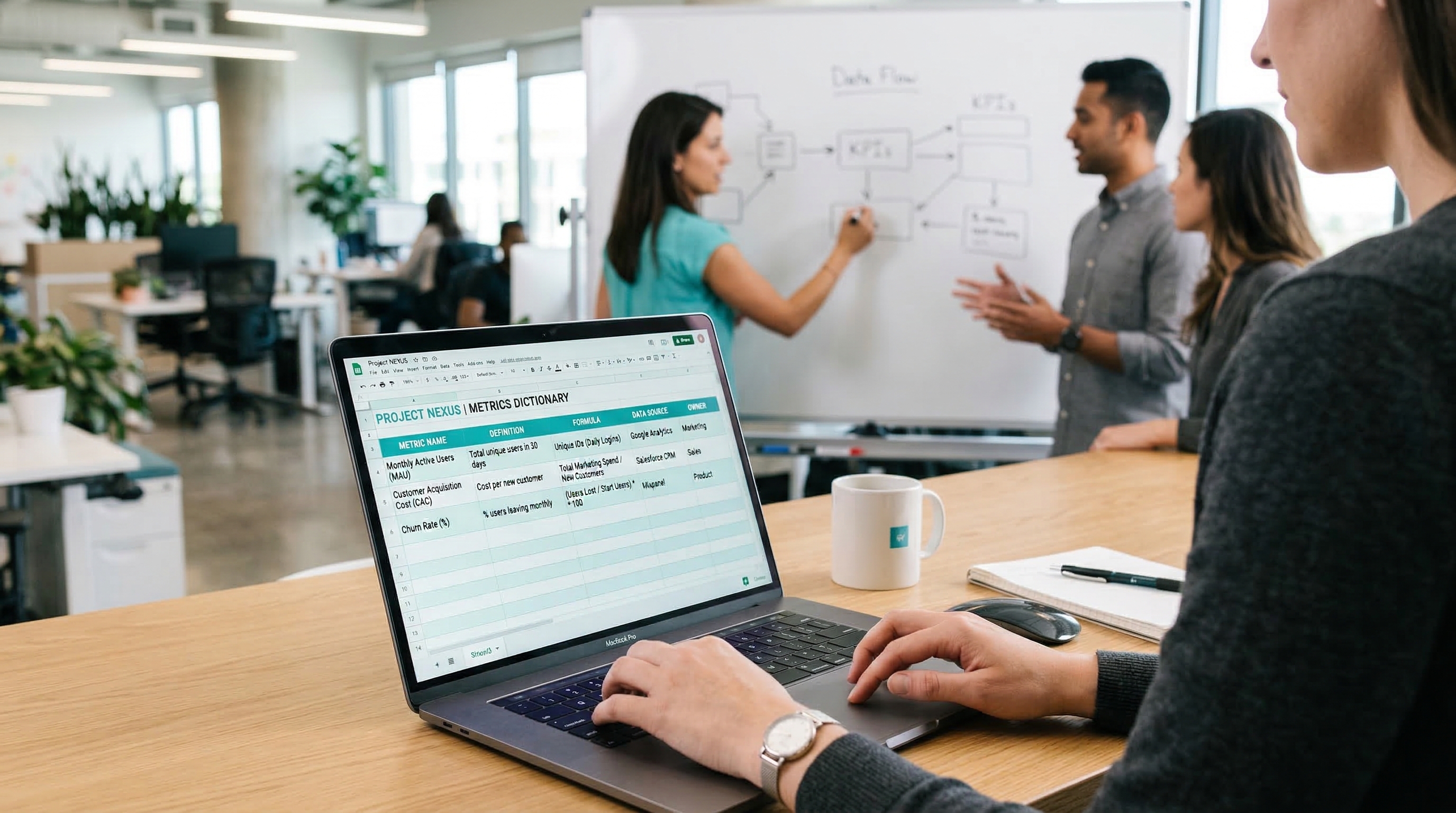 How to implement conversational data access: From metrics dictionary to live system